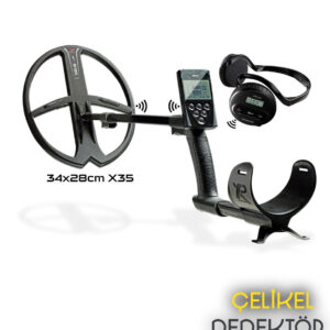 XP DEUS DEDEKTÖR - Ana kontrol Ünitesi, WS4 Kablosuz Kulaklık ve 34X28CM X35 Başlık