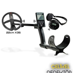 XP DEUS DEDEKTÖR - Ana kontrol Ünitesi, WS4 Kablosuz Kulaklık ve 22CM X35 Başlık